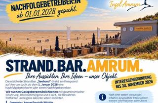 Gastronomiebetrieb mieten in 25946 Wittdün, Standbar Amrum sucht einen Nachfolger ab 01.01.2028