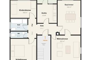 Wohnung kaufen in 72581 Dettingen, Dettingen an der Erms - Modernisierte 4-Zi-Wohnung 90 m², Balkon, Garage, provisionsfrei