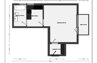 Wohnung kaufen in 89134 Blaustein, Blaustein - Vermietete 1,5-Zimmer-Wohnung mit Balkon & Garage, 520? Kaltmiete