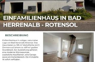 Einfamilienhaus kaufen in 76332 Bad Herrenalb, Bad Herrenalb - Einfamilienhaus in Bad Herrenalb - Rotensol