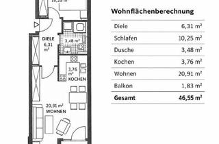Wohnung kaufen in 86899 Landsberg, Landsberg am Lech - Für Kapitalanleger: 2 ZKB Wohnung in Landsberg West; Südbalkon