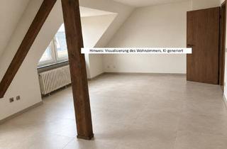 Wohnung kaufen in 46045 Altstadt-Mitte, 3-Raum-Dachgeschosswohnung in Oberhausen-Styrum mit Spitzboden