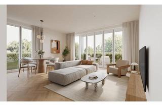 Wohnung kaufen in Niederlöricker Straße, 40667 Meerbusch, GROZÜGIGE GARTENWOHNUNG MIT ZWEI TERRASSEN UND PRIVATEM GARTEN
