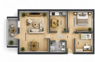 Wohnung mieten in Nideggener Str. 11, 53909 Zülpich, Attraktive 3-Zimmer-Wohnung mit Balkon - frisch renoviert in zentraler Lage von Zülpich