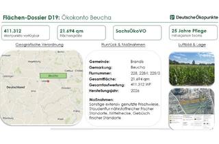 Gewerbeimmobilie kaufen in 04824 Beucha, Ökopunkte aus Gemarkung Beucha Naturraum D19