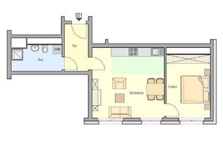 Wohnung mieten in Regensburger Straße 340, 90480 Nürnberg, 2-Zimmer-Neubauwohnung im Regensburger Viertel