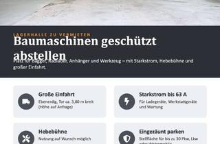 Garagen mieten in Klingaer Straße 25, 04687 Trebsen, Sicher parken: Garage für Auto oder Baumaschinen in Trebsen/Mulde