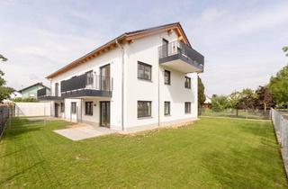 Wohnung kaufen in 94405 Landau, Landau an der Isar - Kapitalanlage mit Mietern: KfW-40-Erdgeschoss mit Garten
