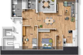 Wohnung kaufen in 88416 Ochsenhausen, Ochsenhausen - 3,5-Zi-Innenstadtwohnung im Dachgeschoss mit Loggia in Ochsenha