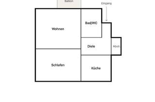 Wohnung kaufen in 26123 Nadorst, • Guter Schnitt, gute Lage, freie Gestaltung: Wohnung in Oldenburg-Nadorst