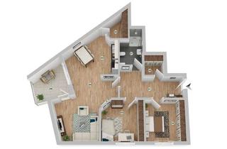 Wohnung kaufen in 38518 Gifhorn, Langjährig vermietete 3 Zi-ETW im 1. OG in Gifhorn - östliches Stadtgebiet mit Potential