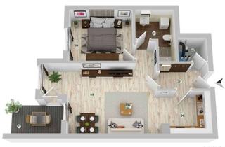 Wohnung kaufen in 38518 Gifhorn, Vermietete 2 Zi.-ETW mit Westterrasse in Gifhorn - östliches Stadtgebiet