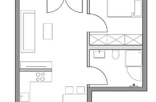 Wohnung mieten in 63741 Damm, 2-Zimmer -Wohnung mit Loggia und Aufzug