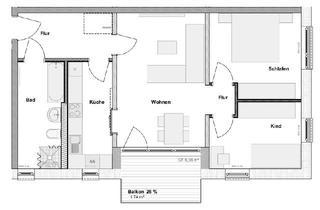 Wohnung mieten in Reiferbahn 20 (Haus E), 18439 Frankenvorstadt, Neubau Reiferbahn - Sozialer Wohnungsbau