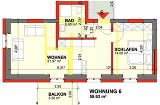 Wohnung mieten in Bahnhofstraße, 33014 Bad Driburg, Zuhause mit modernisiertem 1-Zimmer-Komfort in Bad Driburg