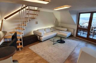 Wohnung mieten in Königsteinstr., 73630 Remshalden, Möblierte 2-Zi-Maisonette mit Terrasse, Fernblick und Klimaanlage in Remshalden, ab 6 Monaten