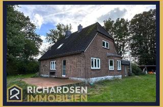 Einfamilienhaus kaufen in 24969 Großenwiehe, Ländlich Wohnen auf großem Gundstück: Einfamilienhaus mit viel Nutzungspotenzial und Nebengebäuden