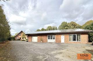Haus kaufen in 26892 Dörpen, Wohnen und Gewerbe vereint | Wohnhaus mit 300 m² Gewerbehalle auf 3.169 m² Grundstück