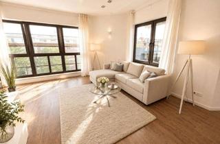 Immobilie mieten in 63067 Kaiserlei, Penthouse-Loft mit Dachterrasse + Furnished + Voll Möbliert