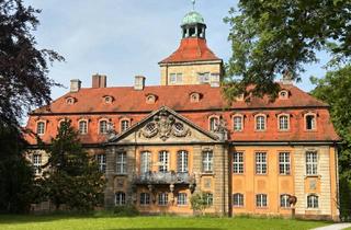 Immobilie mieten in Schloßstr, 06249 Mücheln, Schöne, teilmöblierte 74-m²-Wohnung (+ Erker) im historischen Wasserschloss St. Ulrich in Mücheln (G