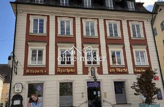 Büro zu mieten in 73479 Ellwangen, Exklusives Ladenlokal-Büro, Marktplatz 18, Kulturdenkmal, elegant, werbewirksam, hell, große Fenster
