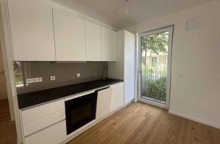 Wohnung mieten in Banater Straße 12, 82538 Geretsried, !Neubau-Erstbezug-Teilmöbliert: Gemütliche Einzimmerwohnung mit eigenem Garten