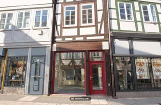 Gewerbeimmobilie kaufen in 38300 Wolfenbüttel, Historisches Wohn- und Geschäftshaus mit originalen Dielen und Wendeltreppe