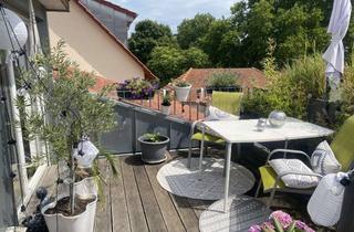 Immobilie mieten in 68259 Feudenheim, Maisonette- Wohnung mit sonniger, großer Dachterrasse für 1 Jahr (oder länger), modern, möbliert