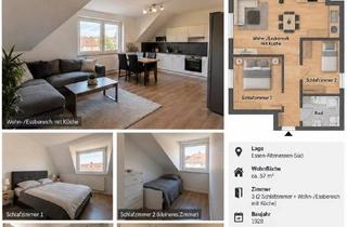 Wohnung kaufen in 45327 Essen, Essen - Vermietete 2.5-Zimmer-Dachgeschosswohnung mit 57 m² in Essen