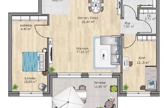 Wohnung kaufen in 44309 Dortmund, Dortmund - Eigentumswohnung 3 Zimmer mit Garten
