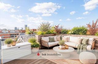 Wohnung kaufen in 10245 Friedrichshain, Stilvolle Dachgeschosswohnung mit Aufdachterrasse nahe der Spree