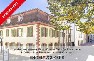 Wohnung kaufen in 76829 Landau, Modern Wohnen mit Altbau-Charme: Chice Dach-Mansarde (Bj.2016) mit Atelierdecken i...