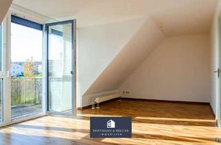 Wohnung kaufen in 92245 Kümmersbruck, Helle 3-Zimmer-Dachgeschosswohnung mit großzügigem Südbalkon und Tiefgarage in Haselmühl