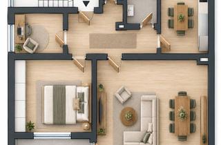 Wohnung mieten in 31542 Bad Nenndorf, Erstbezug nach Sanierung | Modernisierte 3-Zimmer-Wohnung mit hochwertiger Ausstattung und Balkon