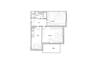 Wohnung mieten in Königsberger Str. 28, 97072 Sanderau, Wohnen mit Ausblick: helle 2-Zimmer-Wohnung in der Sanderau