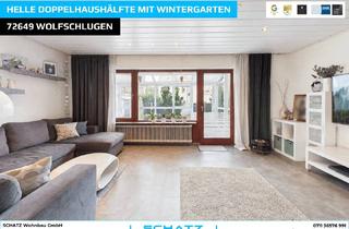 Doppelhaushälfte kaufen in 72649 Wolfschlugen, Helle Doppelhaushälfte mit Wintergarten und Balkon