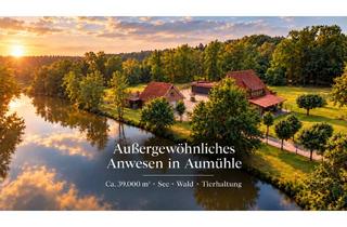Haus kaufen in 27793 Wildeshausen, Einzigartiger Landsitz in Aumühle (LK Oldenburg) – eigener See, zwei Wohnhäuser & Pferdehaltung