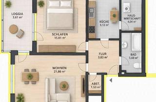 Wohnung kaufen in Harksheider Weg 134, 25451 Quickborn, Vermietete 2-Zimmer-ETW mit Balkon sowie einen Außenstellplatzstellplatz
