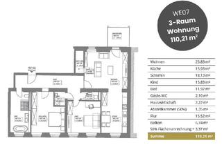 Wohnung mieten in Lutherplatz 12, 02826 Innenstadt, *Erstbezug* großzügige 3-Zimmerwohnung mit Balkon und Gäste WC