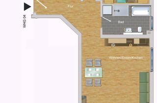 Wohnung mieten in 82538 Geretsried, EXKLUSIVE, MODERNE 3-ZIMMER-WOHNUNG MIT GROSSEM BALKON BARRIEREFREI MIT LIFT