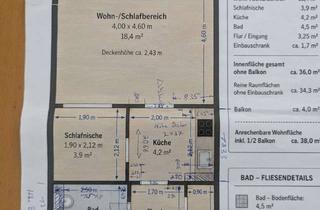 Wohnung mieten in Ammerseestraße, 82061 Neuried, Zuhause mit 1,5 Zimmern in Neuried
