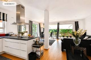 Wohnung kaufen in 81479 München, AIGNER- Modernes Wohnen im Grünen: Lichtdurchflutete 3-Zimmer-Wohnung mit großzügigem Westbalkon