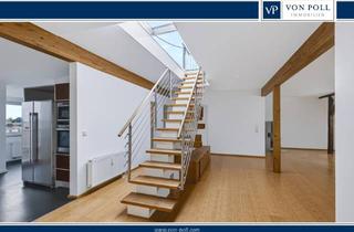 Wohnung kaufen in 24105 Kiel, Lichtdurchflutete Dachgeschosswohnung mit gigantischer Dachterrasse und Rundumblick