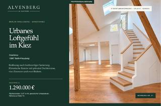 Wohnung kaufen in 10967 Kreuzberg, Erstbezug nach Sanierung: Historische Remise mit Dachterrasse, 4 Zimmern und 2 Bädern im Graefekiez