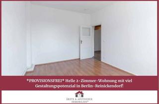 Wohnung kaufen in 13403 Reinickendorf, *PROVISIONSFREI* Helle 2-Zimmer-Wohnung mit viel Gestaltungspotenzial in Berlin-Reinickendorf!