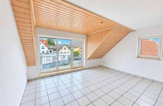 Wohnung kaufen in 64372 Ober-Ramstadt, Helle Dachgeschosswohnung mit Süd-Balkon und Tiefgaragenstellplatz