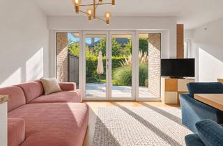 Wohnung kaufen in 13156 Niederschönhausen, Wohnen im Grünen – 4-Zimmer-Gartenwohnung mit zwei privaten Gärten