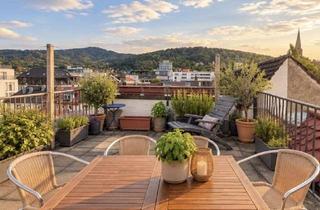 Wohnung kaufen in 79098 Altstadt, 3-Zi Wohnung mit Traumterrasse über den Dächern der Freiburger Altstadt