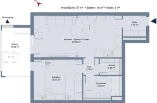 Wohnung mieten in Goldina-Hirschberg-Strasse, 60486 Bockenheim, Komplett möbliert, Erstbezug, 2-Zimmer-Neubauwohnung in Bockenheim