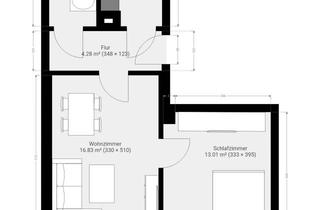 Wohnung mieten in Friedrich-Gottlob-Keller-Siedlung 83, 09661 Hainichen, 2-Zimmer-Wohnung mit Balkon in Hainichen